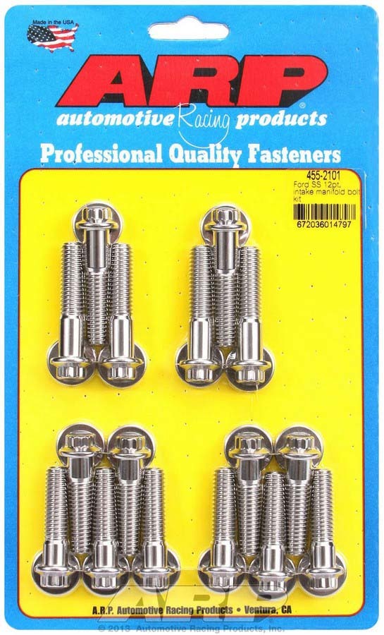 Arp - Ford S/S Intake Bolt Kit 12pt.