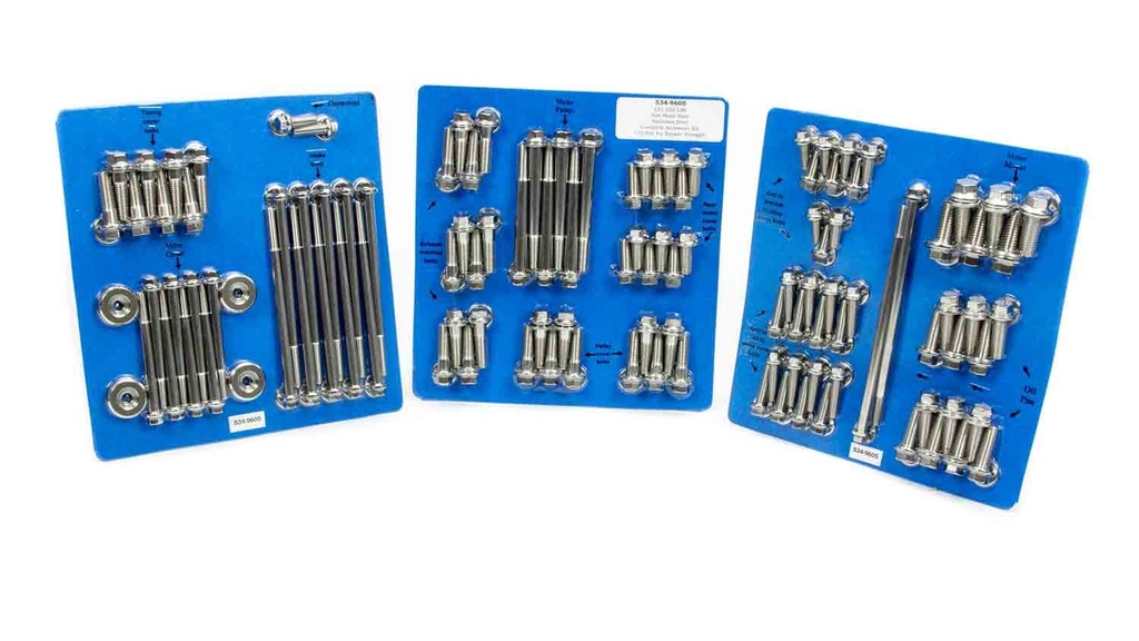 ARP - GM Ls S/S Complete Eng. Fastener Kit 6pt.