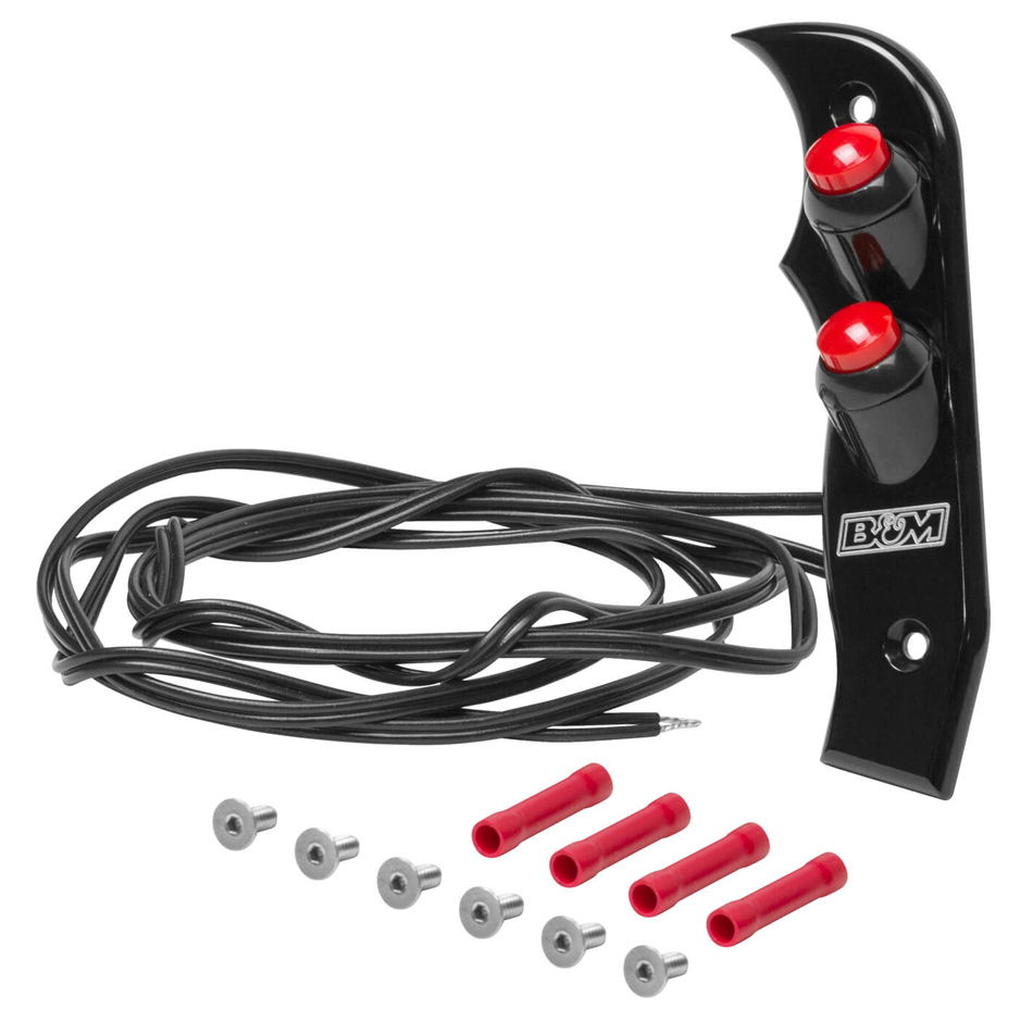 [BMM81164] B And M Automotive - Magnum Grip Side Plates W/ 2 Buttons