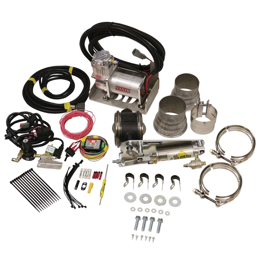 [BDD1028135] Bd Diesel - Exhaust Brake Universal 3.5In W/ Air Compressor