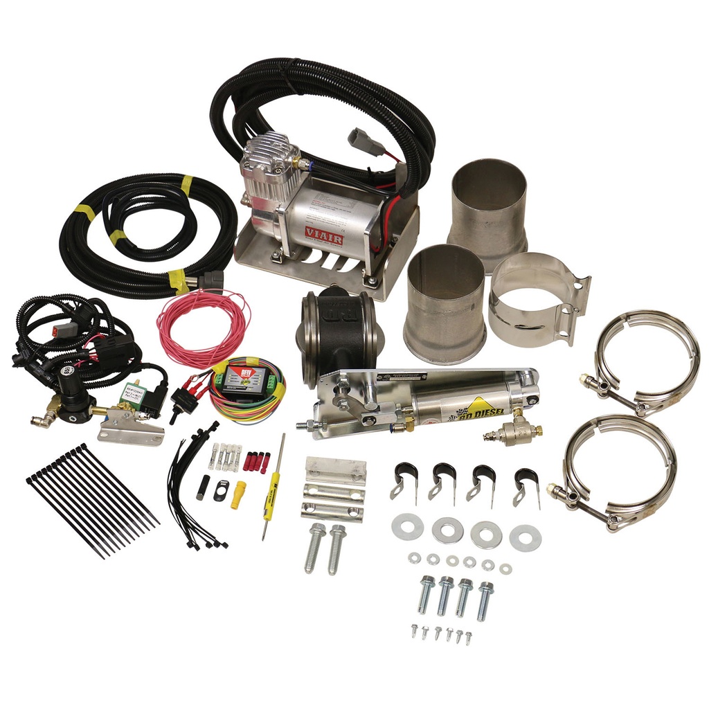[BDD1028140] Bd Diesel - Exhaust Brake Universal 4in W/ Air Compressor