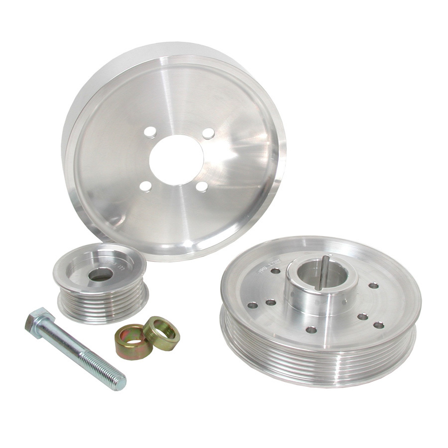 [BBK1559] Bbk Performance - 3Pc Aluminum Pulley Kit - 01-04 Gt/Cobra 4.6L