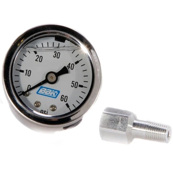 [BBK1617] BBK Performance - Fuel Pressure Gauge - 0-60psi - Liquid Filled