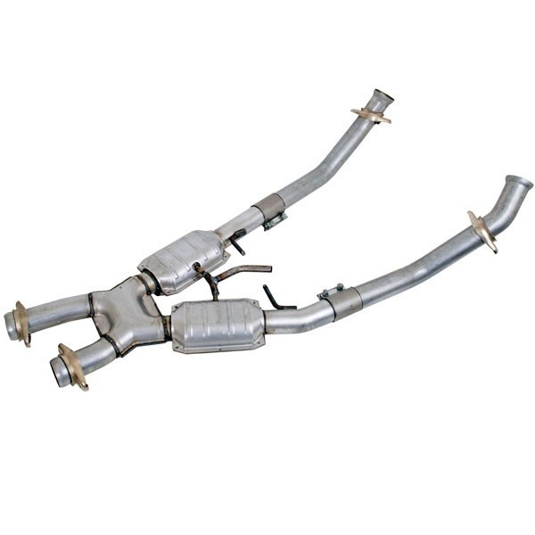 [BBK1662] Bbk Performance - 2.50 X-Pipe W/Converters - 86-93 Mustang 5.0L