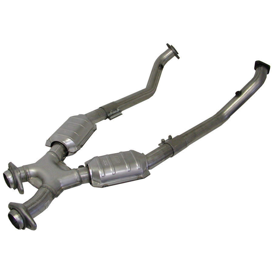 [BBK1670] Bbk Performance - 2.50 X-Pipe W/Converters 99-04 Mustang