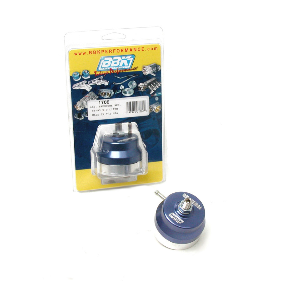 [BBK1706] Bbk Performance - Billet Adjustable Fuel Reg. - 86-93 Ford 5.0L