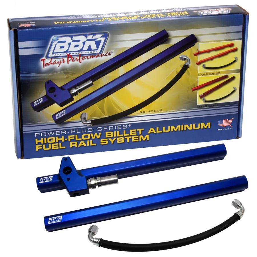 [BBK5016] BBK Performance - High-Flow Billet Fuel Rail Kit 99-04 Mustang