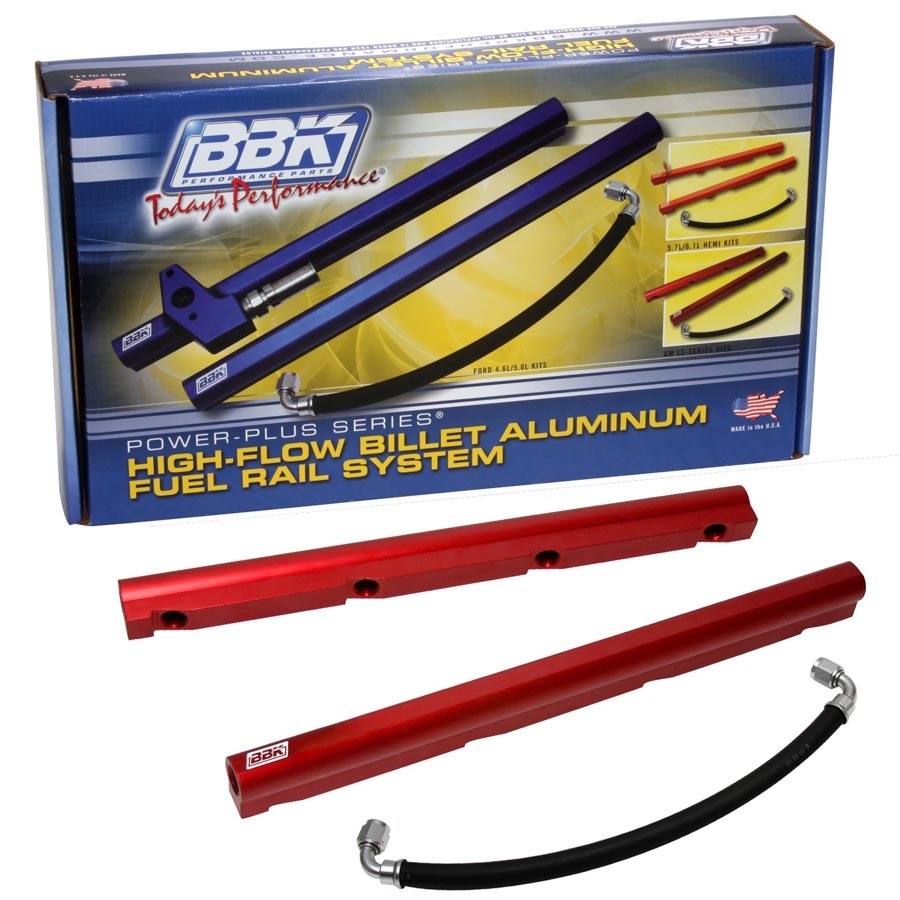 BBK Performance - Hi-Flow Billet Alum. Fuel Rail Kit - GM