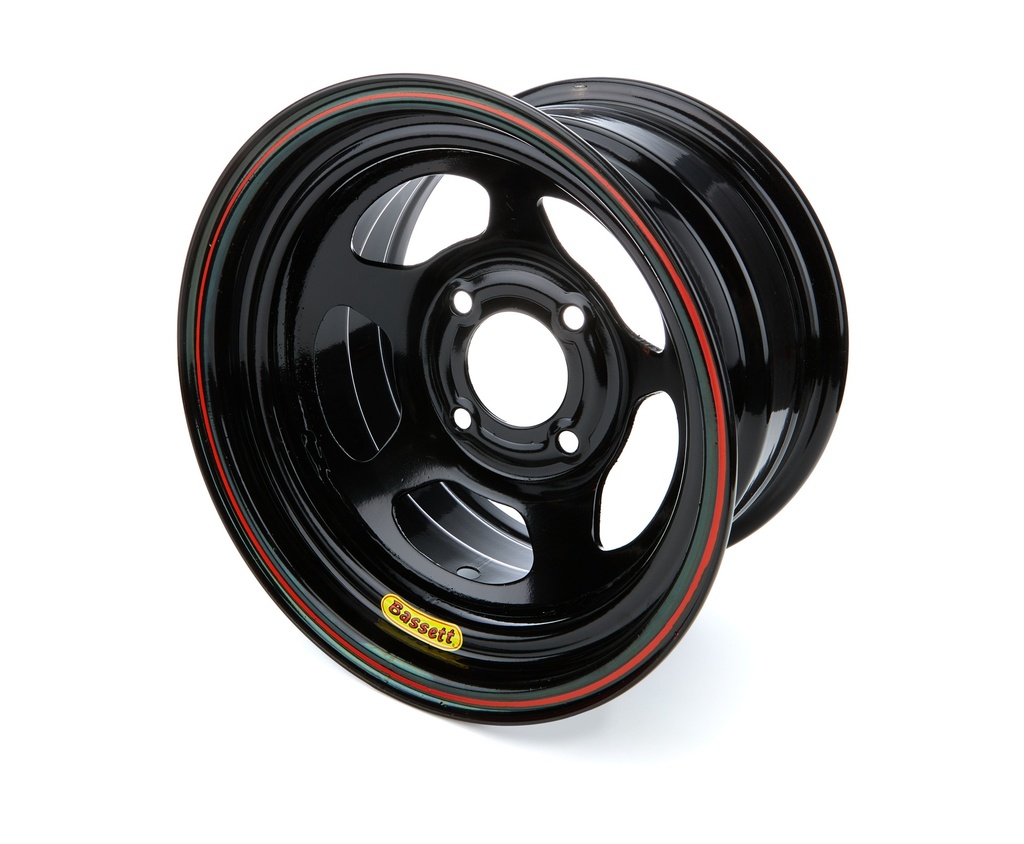 [BAS38ST4] Bassett - Wheel 13x8 4x4.5in 4in Bs Black