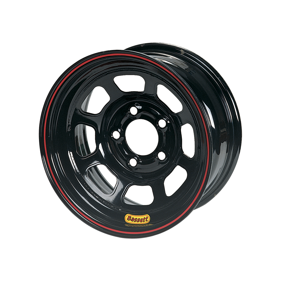 [BAS47SF3] Bassett - Wheel 14x7 D-Hole 5x 4.5in 3in BS Black