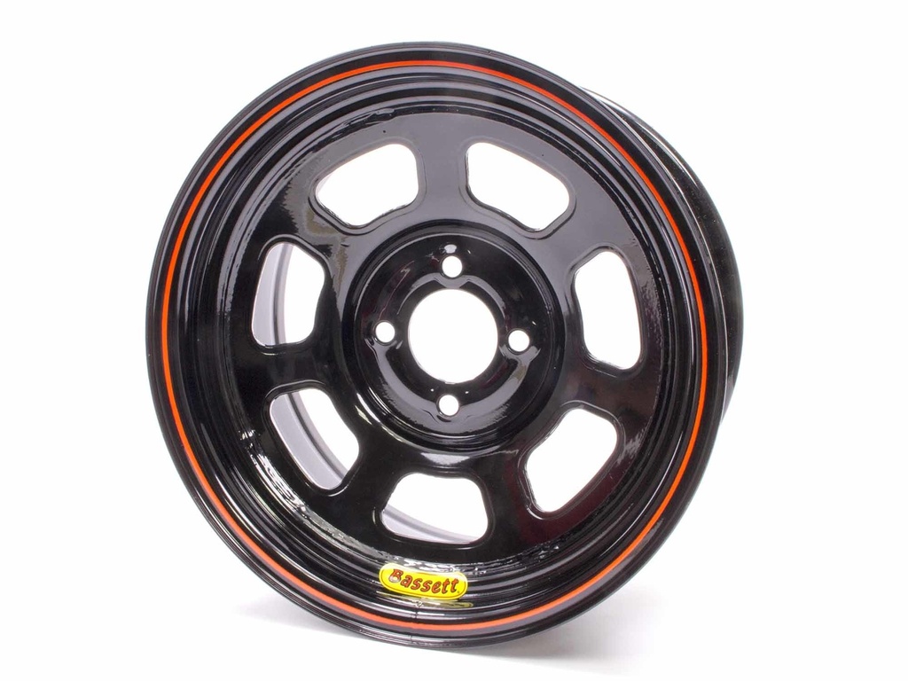 [BAS47SH2] Bassett - Wheel 14x7 D-Hole 4x100mm 2in Black