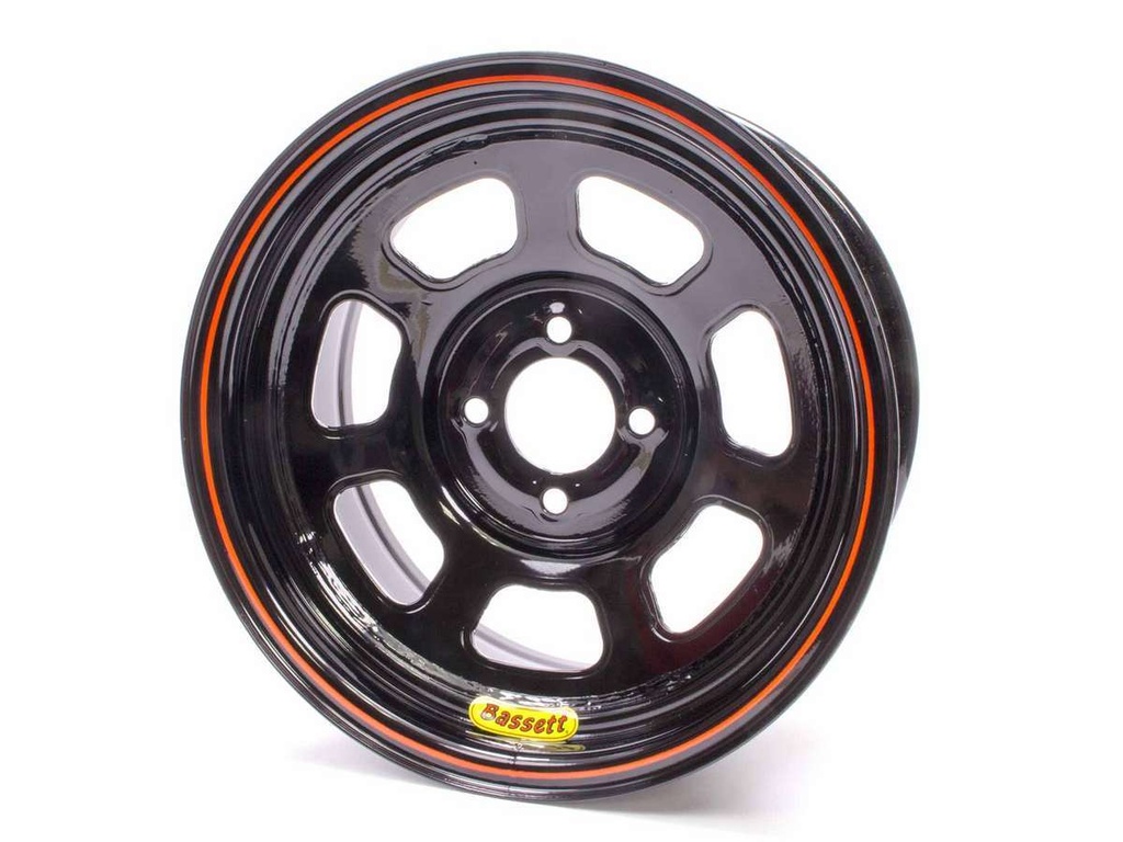 [BAS47SH3] Bassett - Wheel 14x7 D-Hole 4x100mm 3in Black