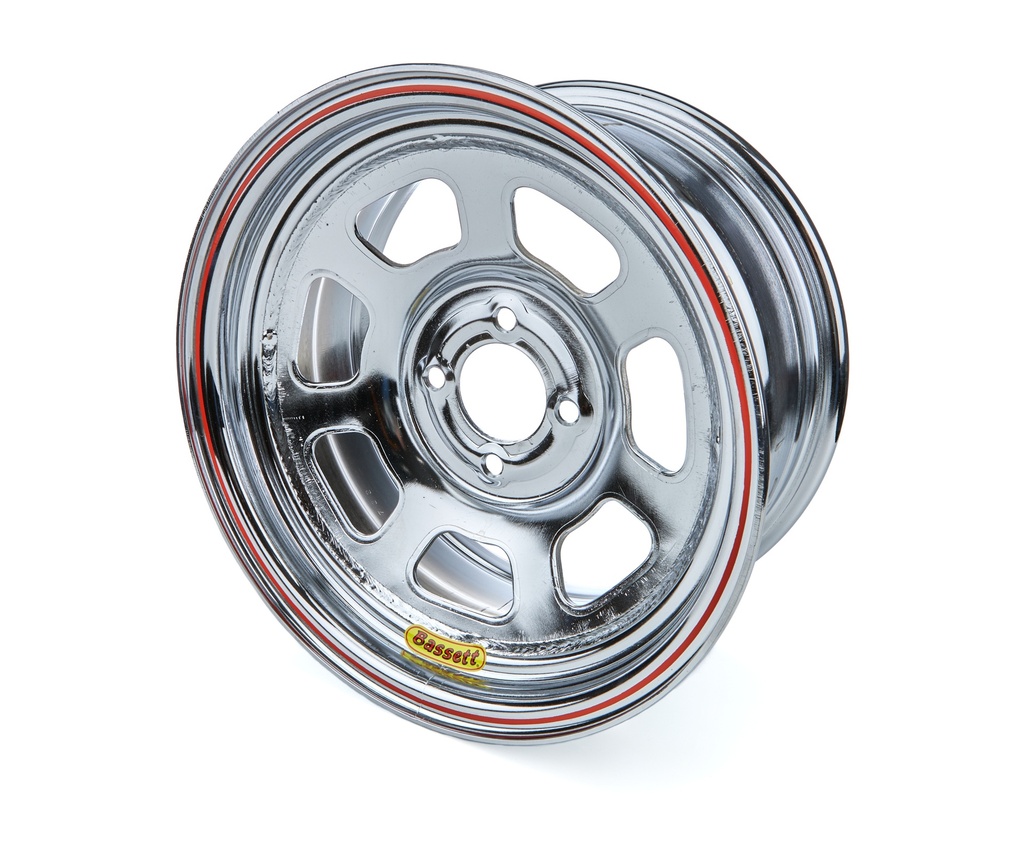 [BAS47SH4C] Bassett - Wheel 14x7 D Hole 4x 100mm 4in Chrome
