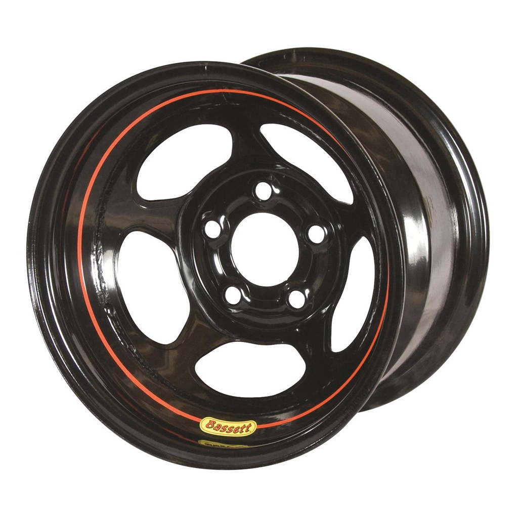 [BAS50L53] Bassett - Wheel 15in X 10in 3in Bs 5x5 Black Inertia