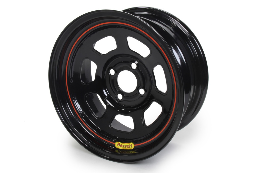 [BAS57SP3] Bassett - 15X7 4X4.25 3In Bs D-Hole Lite Black
