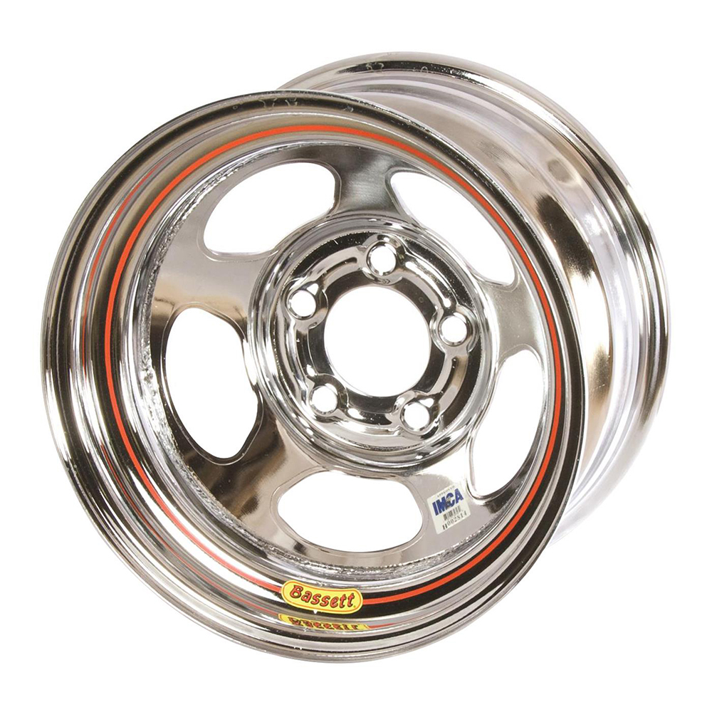 [BAS58A52IC] Bassett - 15x8 Imca Chrome Inertia 5x5
