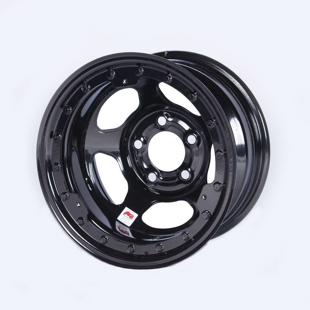 [BAS58A54ILK] Bassett - 15x8 Imca Black Beadlock Inertia 5x5