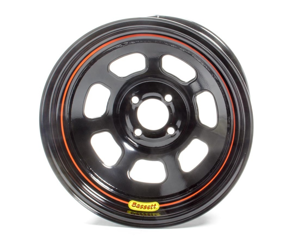 [BAS58SH4] Bassett - Wheel 15x8 D-Hole 4x100 Mm 4in Bs Black