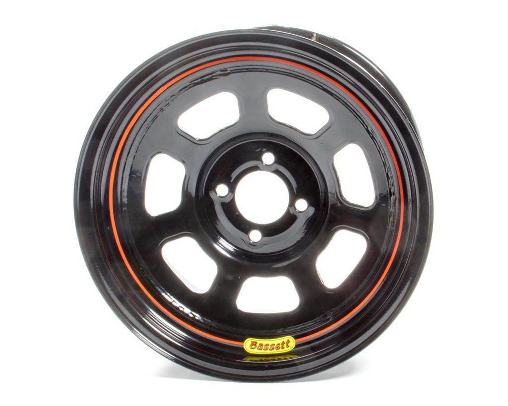 [BAS58SH5] Bassett - Wheel 15x8 D-Hole 4x100 Mm 5in Bs Black