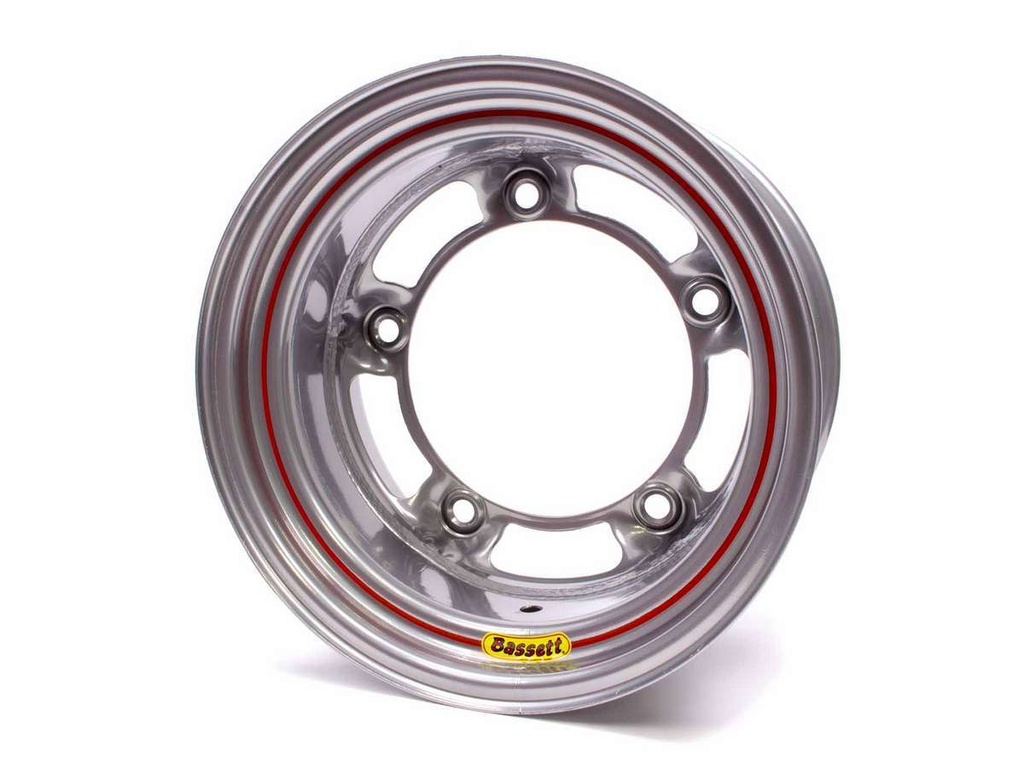 [BAS58SR3S] Bassett - 15x8 W/5 Silver Spun