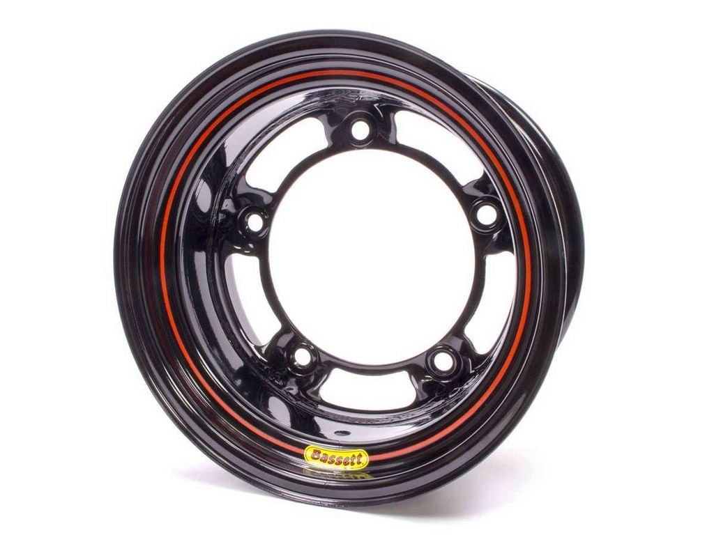 [BAS58SR4] Bassett - 15X8 W/5 Black Spun