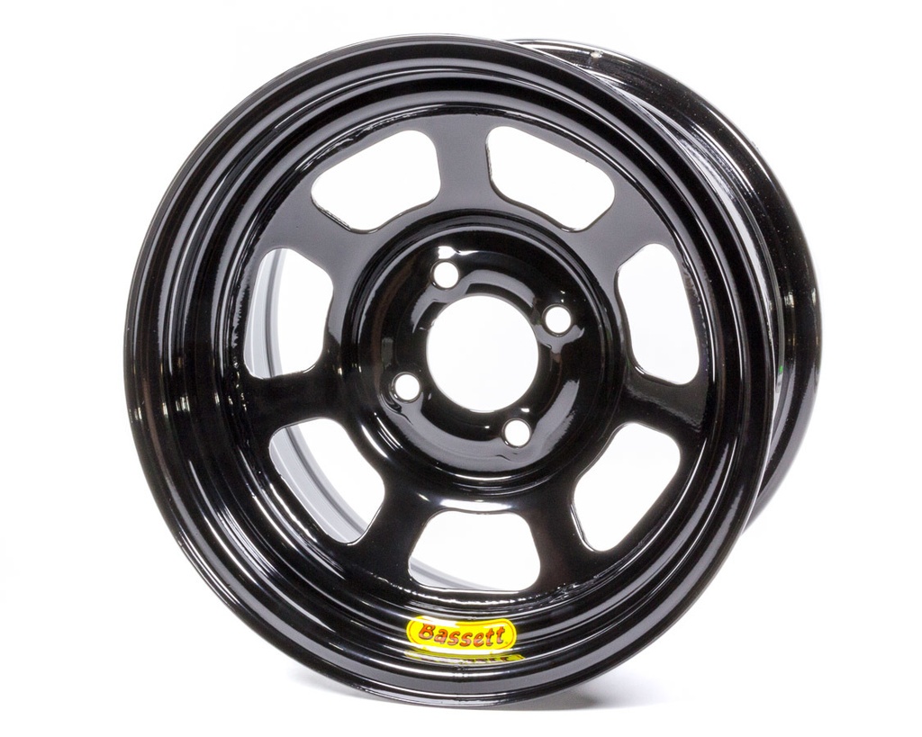[BASL37SH4] Bassett - 13x7 4x100mm 4in Bs Black