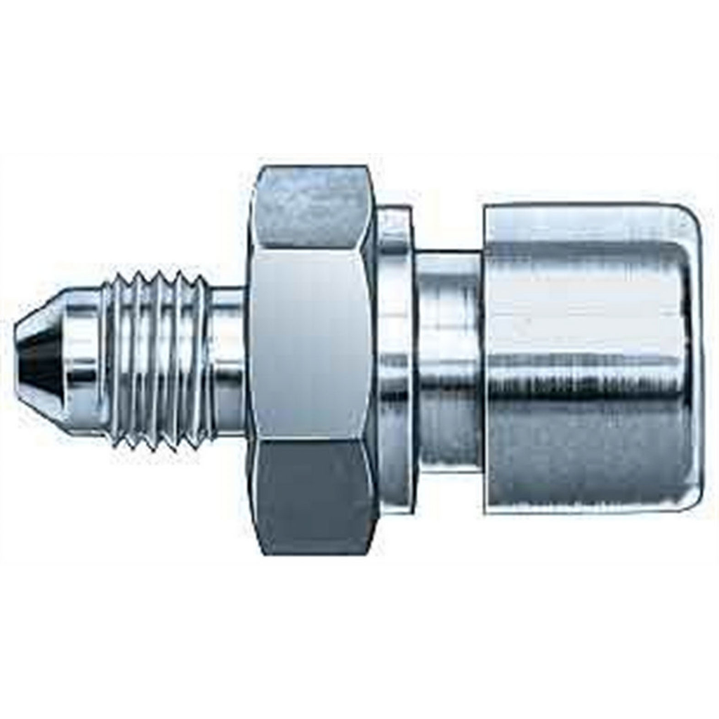 Aeroquip - #4 To 3/8-24 Inverted Female Steel Adapter