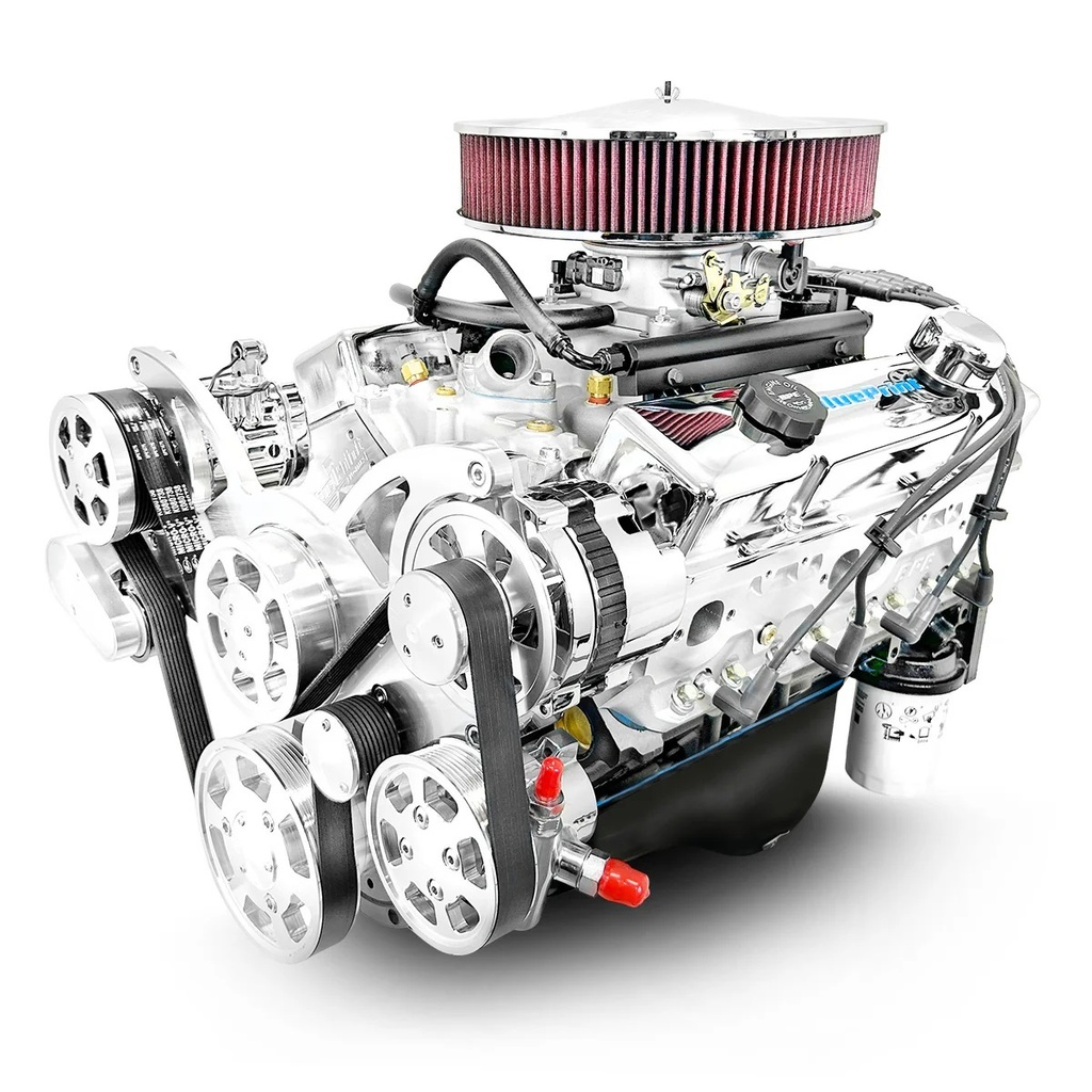 [BPEBP38318MPFIK] Blueprint Engines - SBC 383 Crate Engine W/ EFI Dressed W/ Pulley Kit