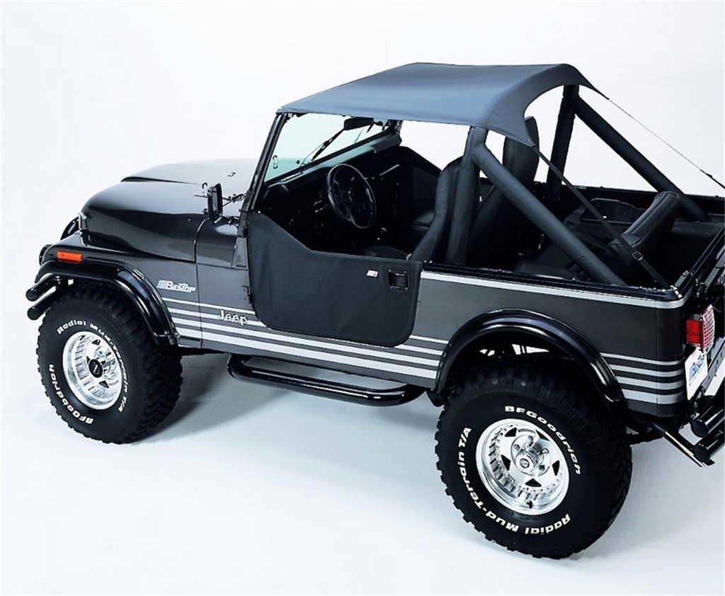Bestop - 76-86 Jeep CJ7 Charcoal Traditional Bikini