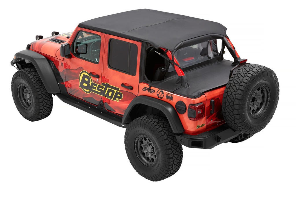 Bestop - 24- Jeep Wrangler JL Header Safari Bikini