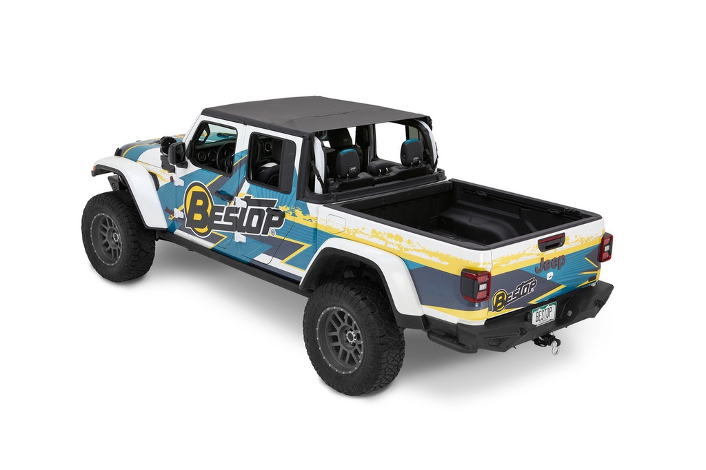 [BES52616-35] Bestop - 24- Jeep Gladiator Header Safari Bikini