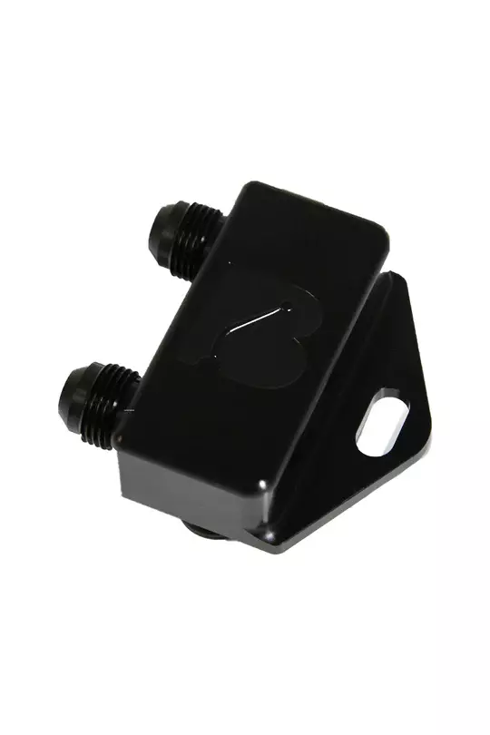 [BOW2410002] Bowler Performance Transmissions - Ford 6R80E Cooler Manifo Ld Set Black