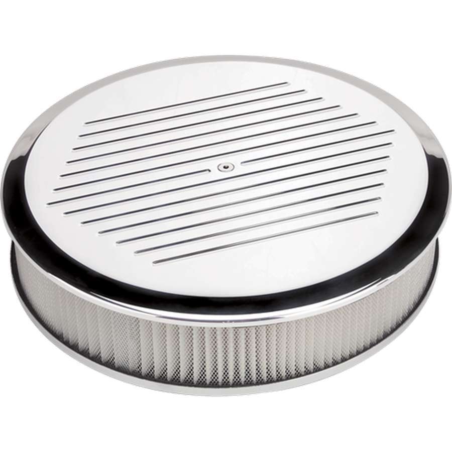 [BSP15820] BSP15820 - Air Cleaner 14in Round Ball Milled Polished