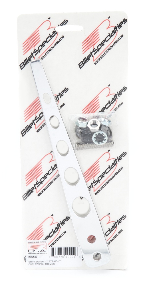 [BSP266130] BSP - Shift Lever 10in Straight Outlaw Polished Tremec