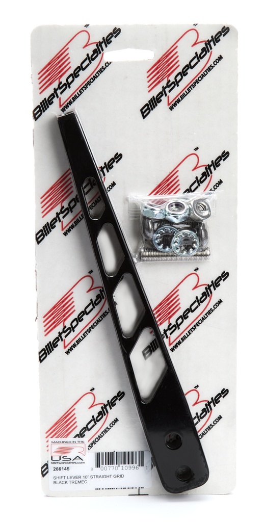 [BSP266145] BSP266145 - Shift Lever 10in Straight Grid Black Tremec