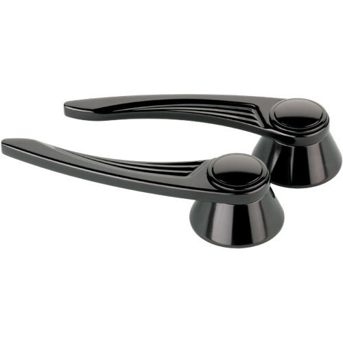 [BSPBLK45525] Bsp - Black Door Handles Ball Milled GM/Ford 49-Up