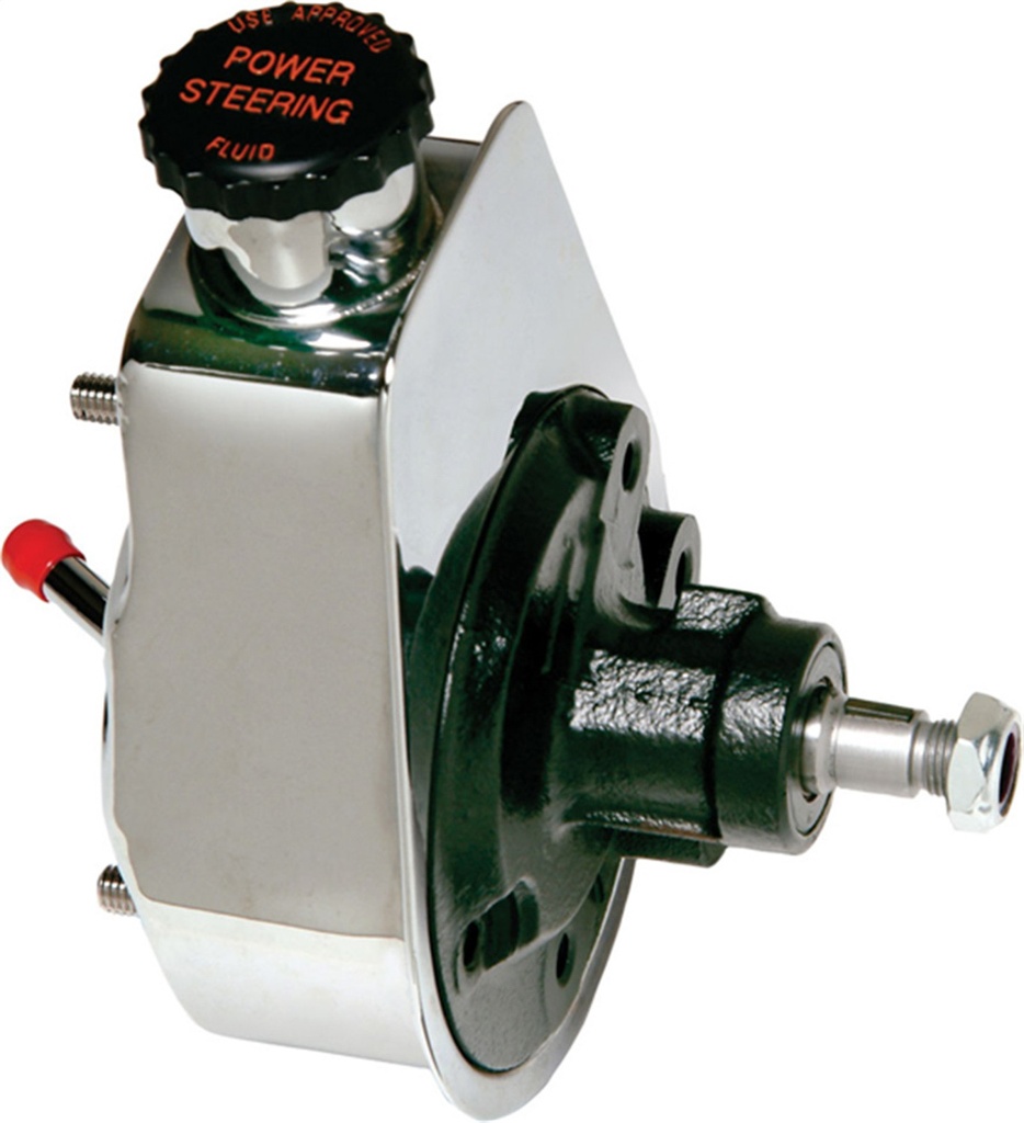 Borgeson - Rebuilt Saginaw Power Steering Pump Chrome