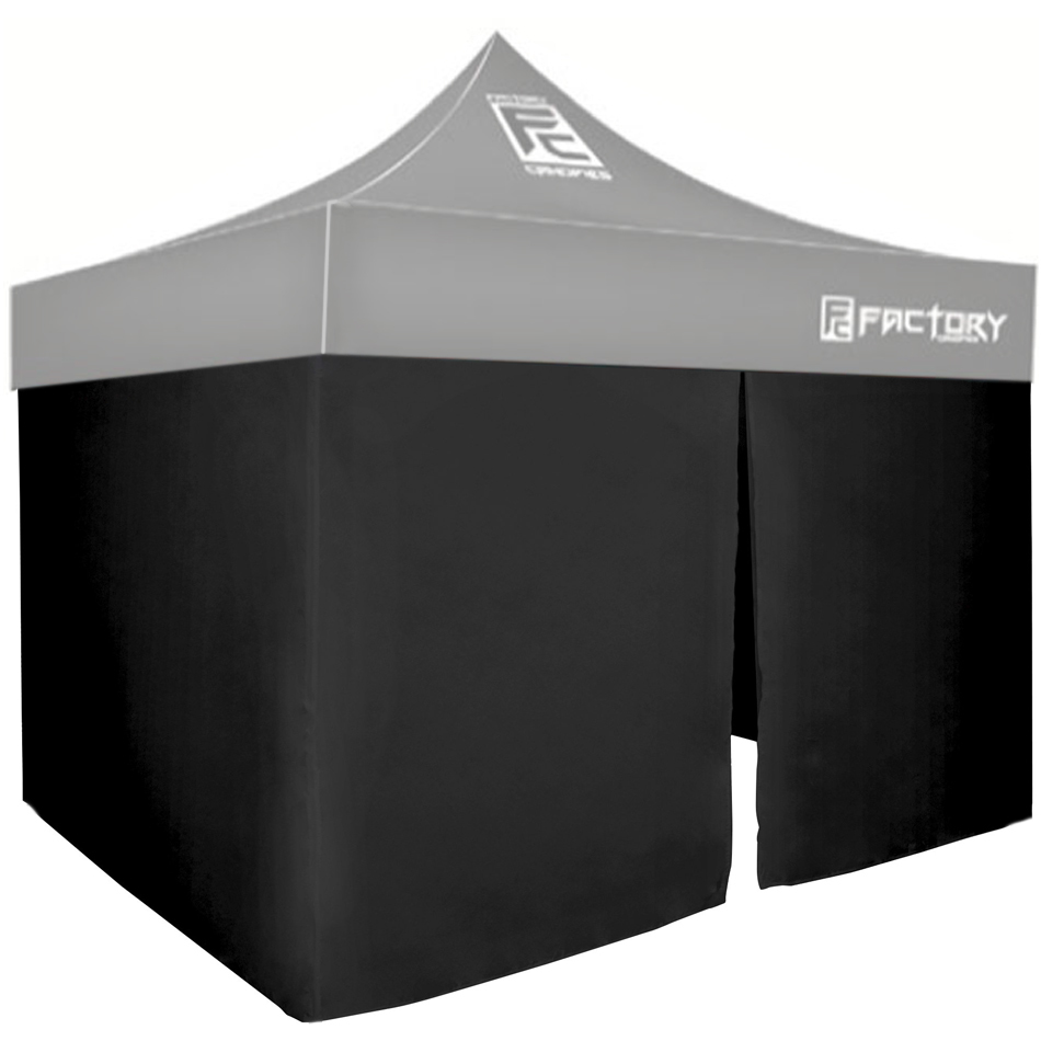 [FAC40001-KIT] Factory Canopies - Wall Kit Black 10ft X 10ft Canopy