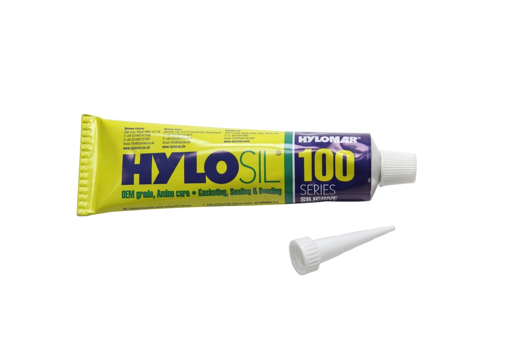 HYLOMAR LLC - Hylosil Black Silicone RTV Sealant 3.0oz Tube