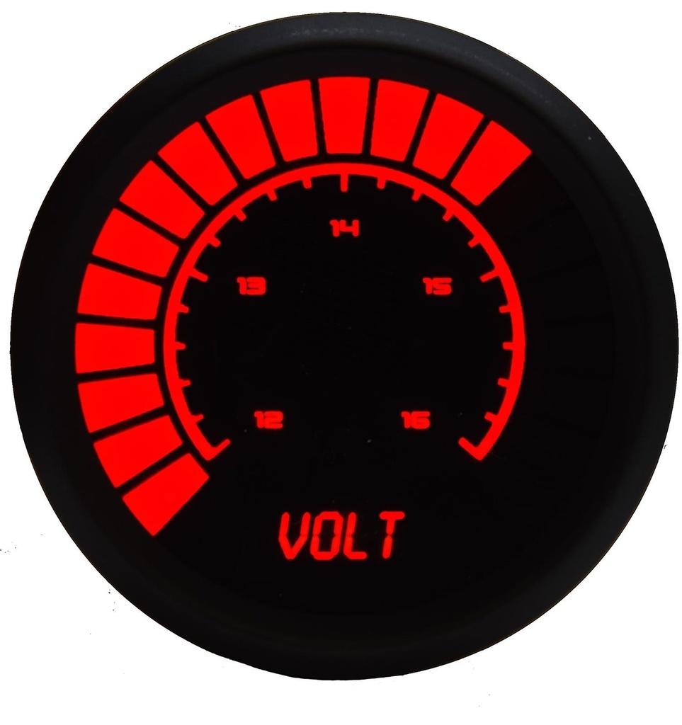 [ITLB9015R] Intellitronix - 2-1/16 Analog Bargraph Voltmeter 12-16 Volts