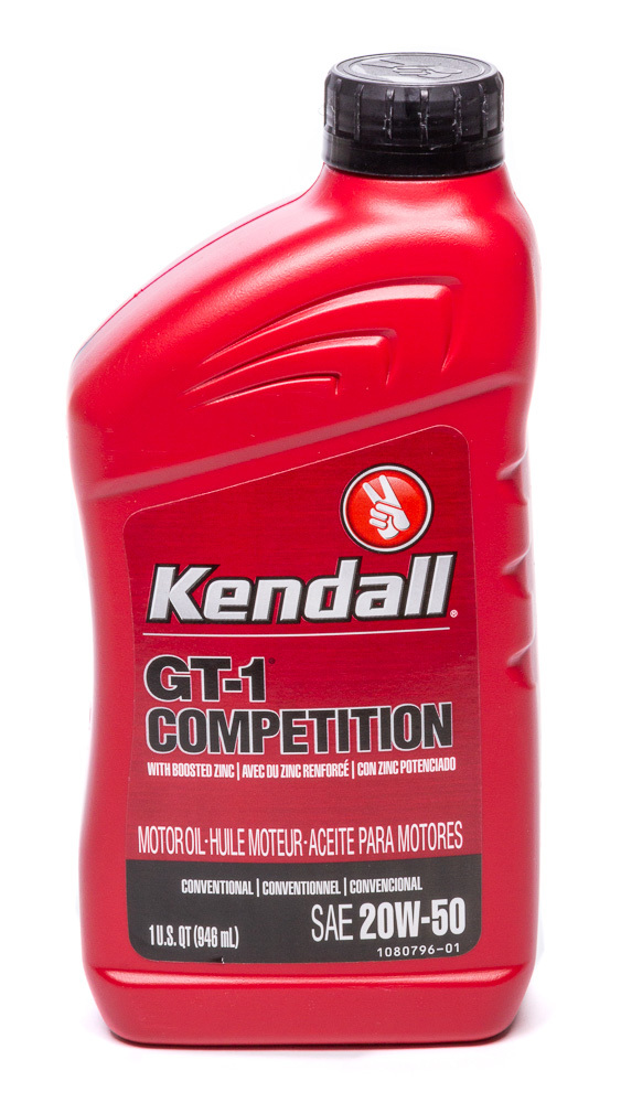 Kendall Oil - Kendall 20w50 GT-1 High Performance Oil 1qt