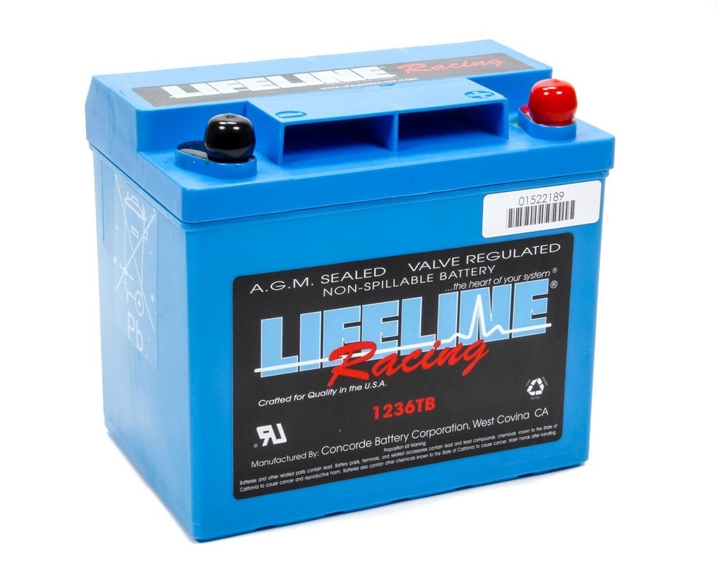 [LFBLL-1236TB] Lifeline Battery - Power Cell Battery 7.71 X 5.18 X 6.89