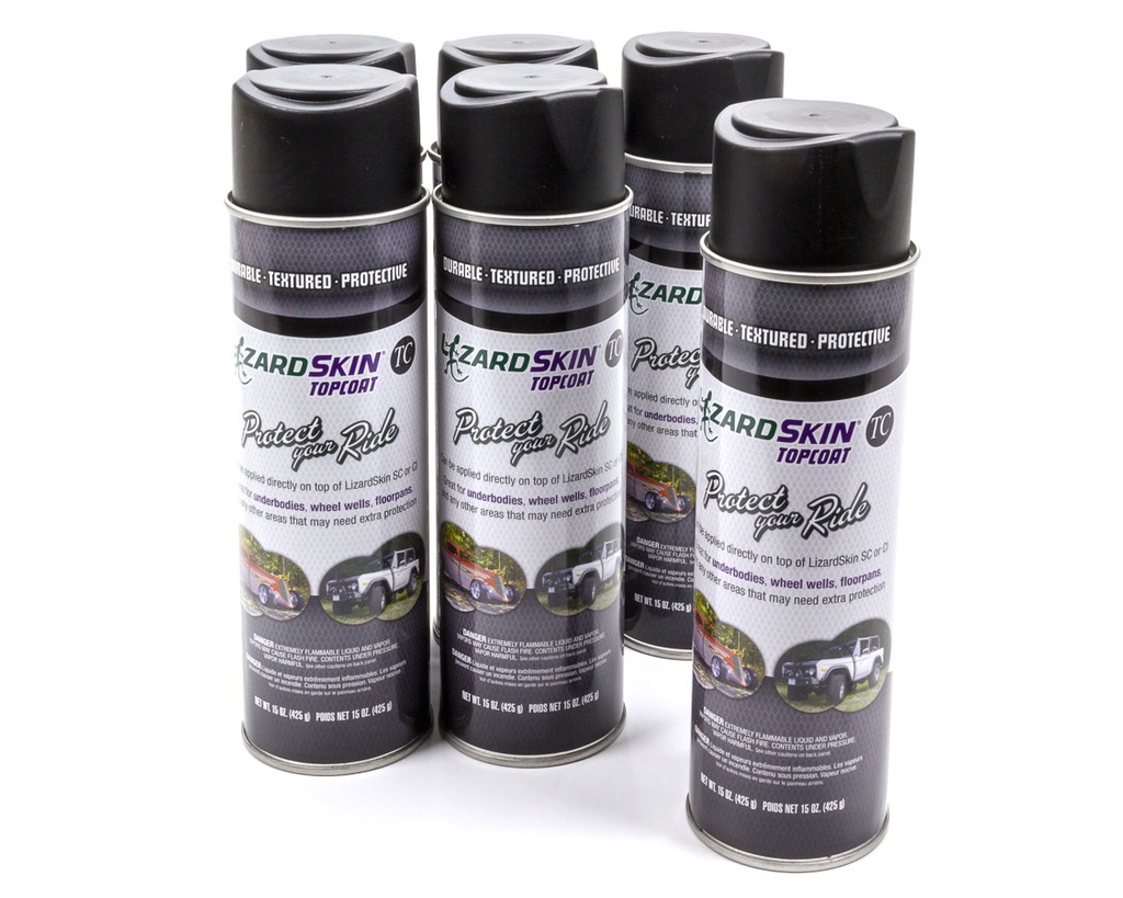 Lizard Skin - Top Coat Coating Case 6 X 15oz Aerosol Cans