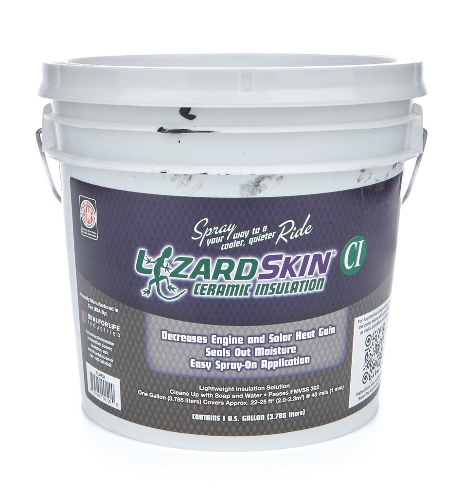 [LIZ50105] Lizard Skin - Black Lizard Skin Ceramic Insulation 1 Gal