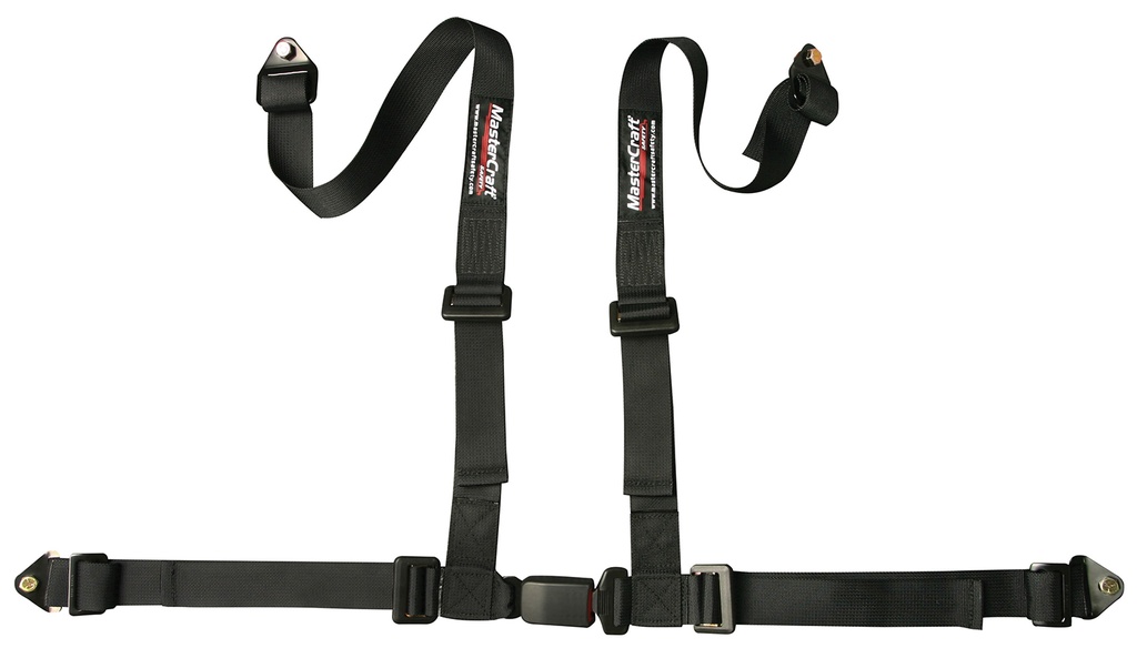 Mastercraft - Seat Belt Restraint 2in 4 Point Bolt In Black