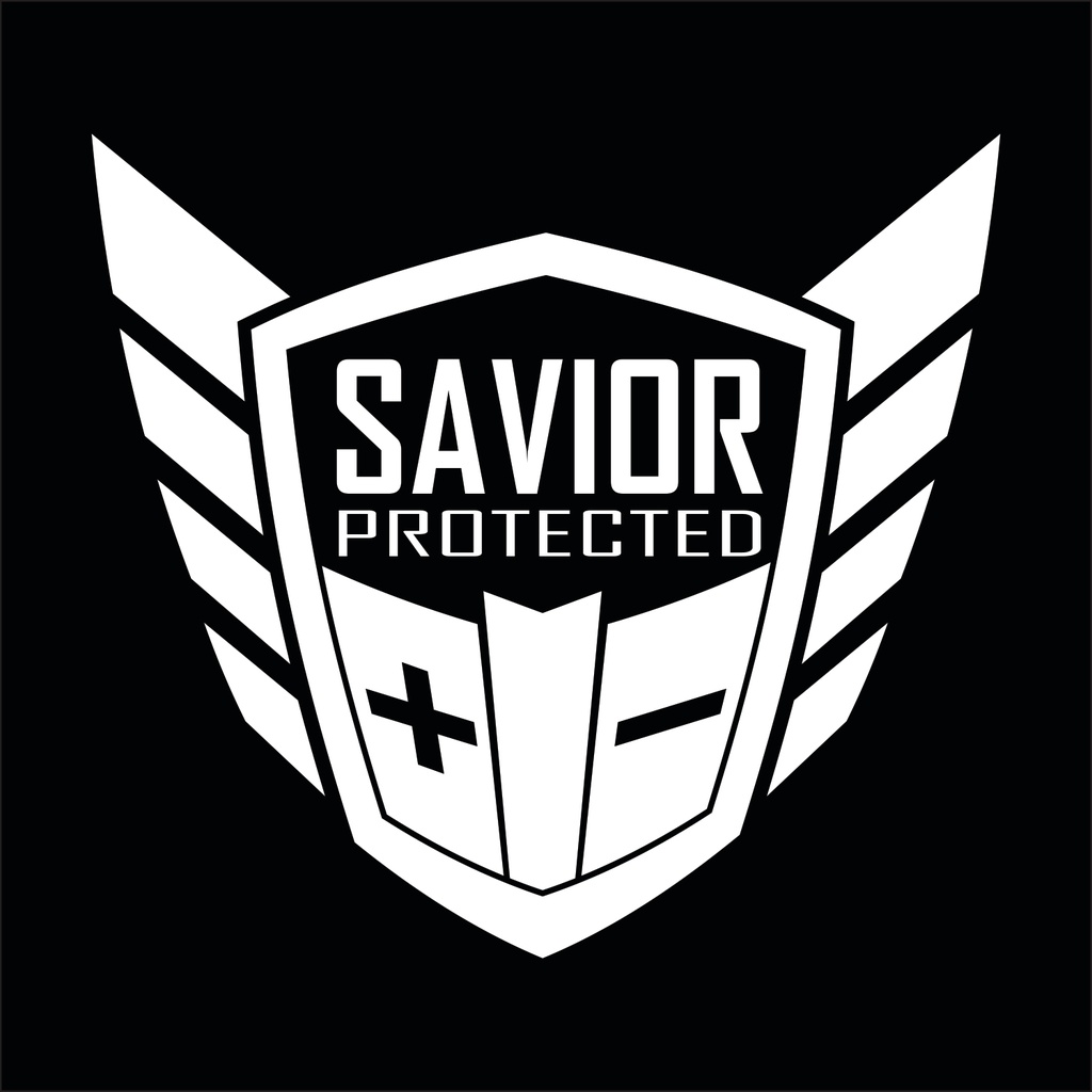 [SAVSAVIOR-DECAL-W] Savior Products - Savior Window Decal Each White