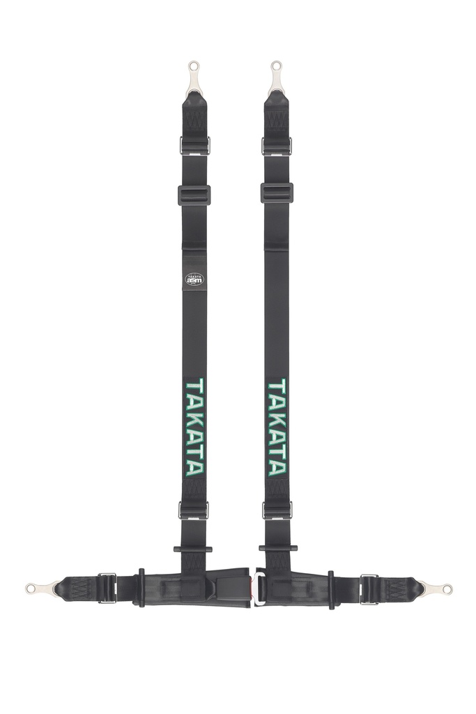[TAKTR74001US-0] Takata - Harness Drift 4 Pt Bolt- In 2in Shldr & Lap Black