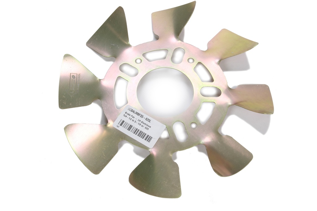 [UCBALMBFS5-625L] Ultra Cool Brake Fans - Brake Fan - Lh Aluminum 5X4-1/2 To 5-1/8 W/ .625