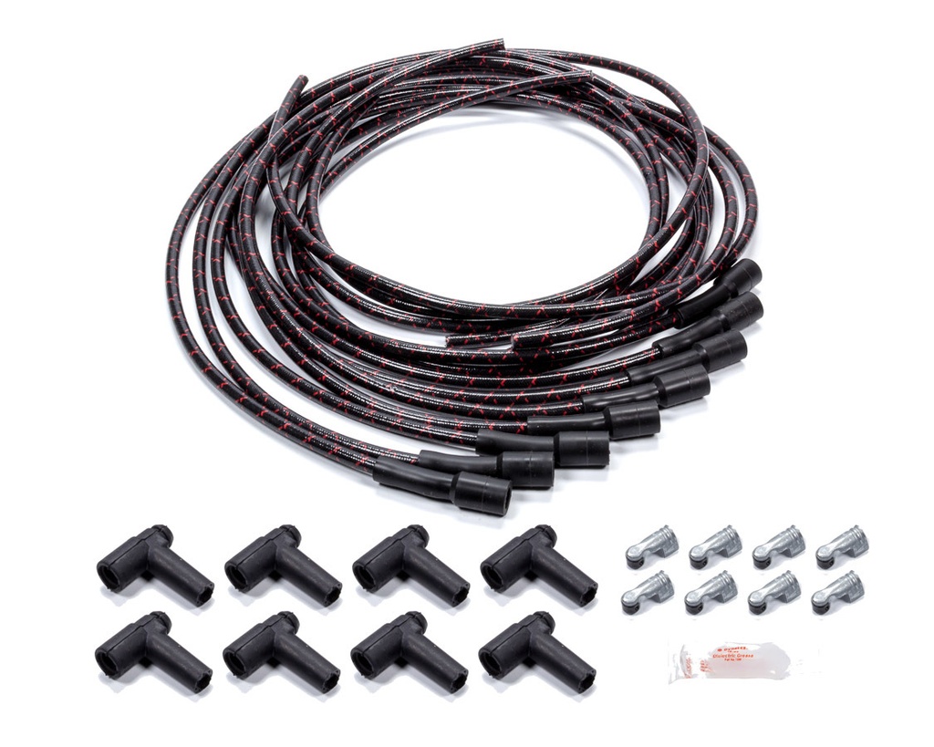 [VNW4001100400-2] Vintage Wires - Ignition Cable Set Universal 180deg Spark Plug