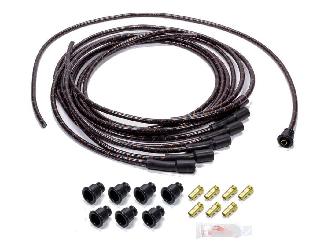 [VNW4001166100] Vintage Wires - Ignition Cable Set Universal 180deg Spark Plug